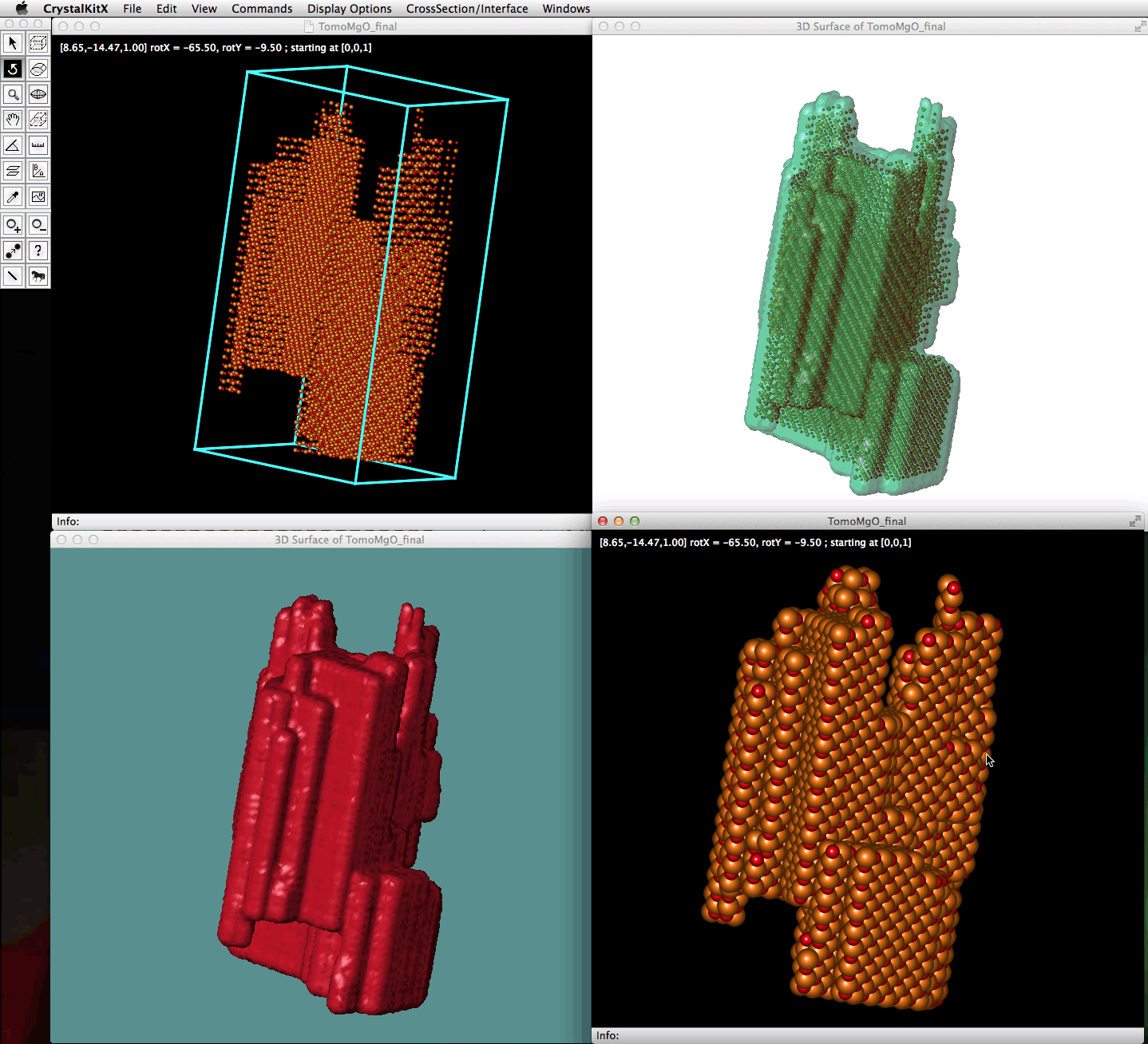 CrystalKit 3D Surface of Particle